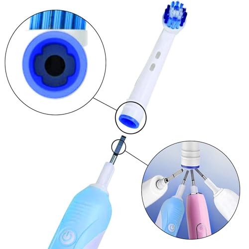 Alayna Replacement Toothbrush Heads for Oral-B, 16 Pack Precision Clean