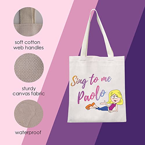 MNIGIU Tote Cosmetic Bag Sing to Me Paolo Makeup Pouch for Women