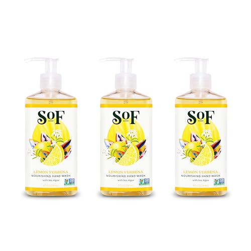 South Of France Lemon Verbena Liquid Hand Wash, 3 Pack, Moisturizing