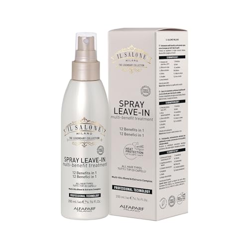Il Salone Milano 12-in-1 Leave-In Hair Treatment Spray - Heat Protectant, Detangler & Frizz Control for All Hair Types (200 ml)