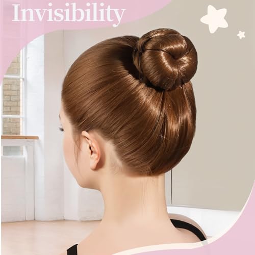 Fandamei Kids Hair Net Set - 20 Invisible Nets & 40 U Pins