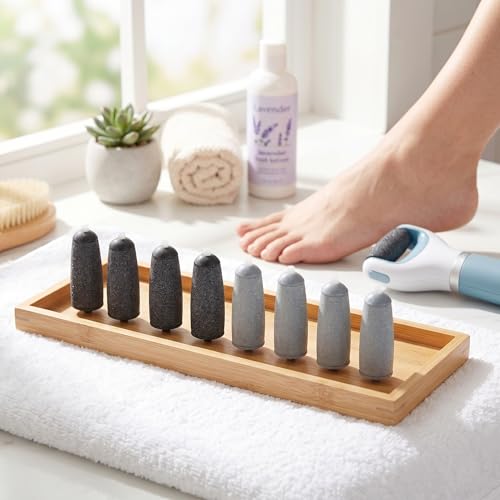 Zerone Replacement Electric Foot File Roller Heads - 10 Pack