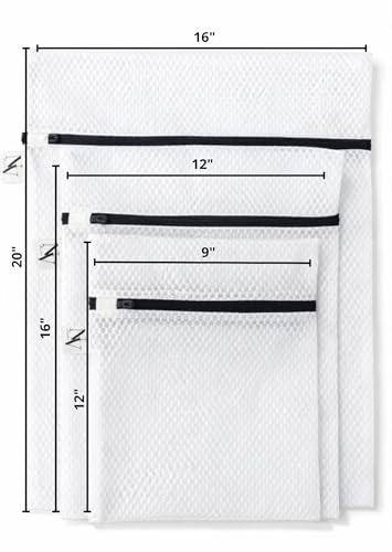 Complete Laundry Care Set - 3 Mesh Wash Bags & 2 Wool Dryer Balls