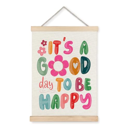 Inspirational Canvas Wall Art - Positive Quote Framed Print 12x16