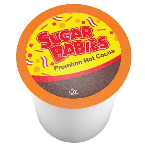Sugar Babies Hot Cocoa Pods - Caramel Flavor, 12 Count for K-Cup