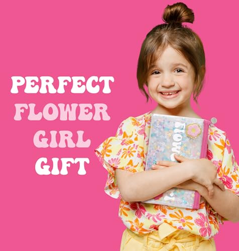 Flower Girl Cosmetic Bag – 1 Pack | Cute Gift for Weddings