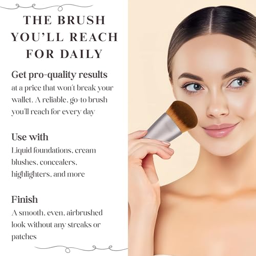 Kabuki Makeup Brush - Angled Blender for Flawless Application