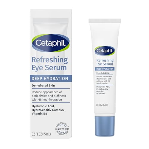 Cetaphil Deep Hydration Eye Serum - Reduce Dark Circles & Puffiness, 0.5 fl oz
