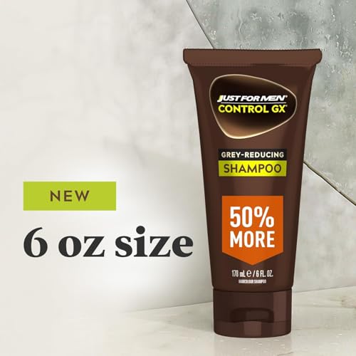 Just for Men Control GX Gray Reducing Shampoo with Keratin - 6 Fl Oz