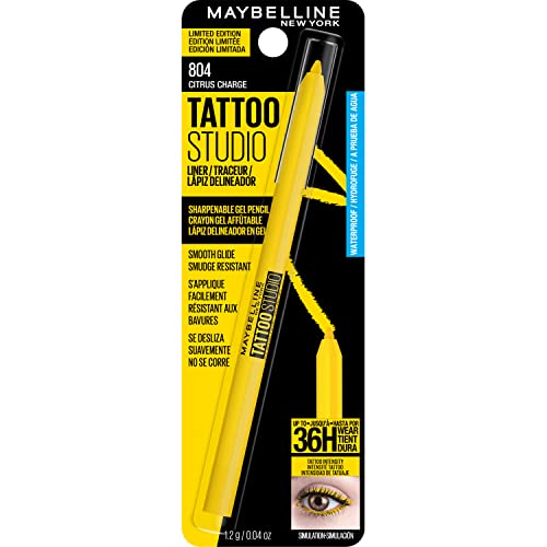 Maybelline Tattoo Studio Waterproof Eyeliner Pencil - Citrus Charge