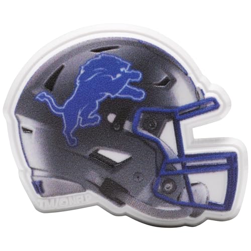 NFL Detroit Lions Cupcake Toppers - 24 Helmet Rings, Food Safe