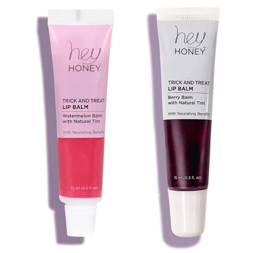 Hey Honey Watermelon + Berry Lip Balm Bundle for Hydration & Plumping