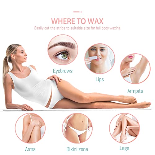 Charmyth Disposable Epilating Wax Strips for Body & Face - 1 Count