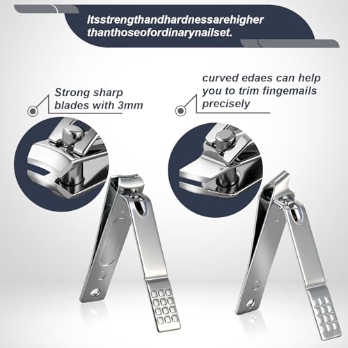 All-in-One Nail Clipper Set & Travel Manicure Kit for Men & Women