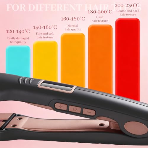 HomeBeyond 2.2 Inch Ionic Hair Straightener with Titanium Plates