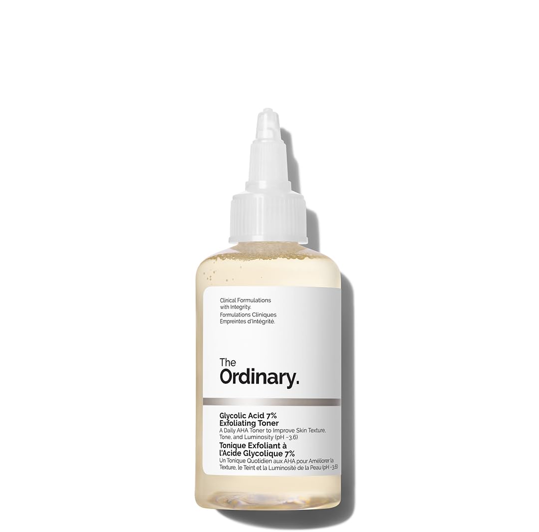 Glycolic Acid 7% Exfoliating Toner - Brightening & Smoothing Daily Toner for Even Skin Tone