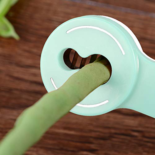 2-Pack Stainless Steel Bean Cutter Shredder for Easy Vegetable Prep