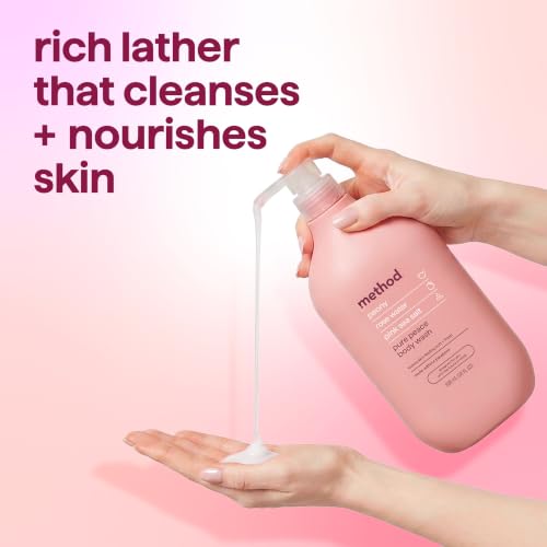 Method Body Wash Pure Peace 28 oz - Paraben & Phthalate Free, Moisturizing Shower Gel
