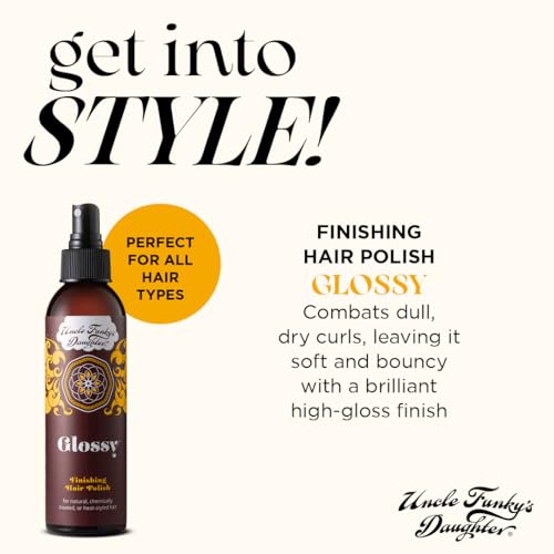 Uncle Funky's Daughter Glossy Finishing Hair Polish - High Gloss & Nourishing