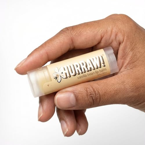 Hurraw! Vanilla Bean Lip Balm 2 Pack - Organic Vegan & Cruelty-Free