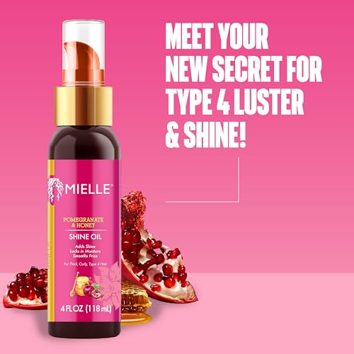 Mielle Organics Pomegranate & Honey Lightweight Hair Oil for Curly & Coily Hair - 4 fl oz