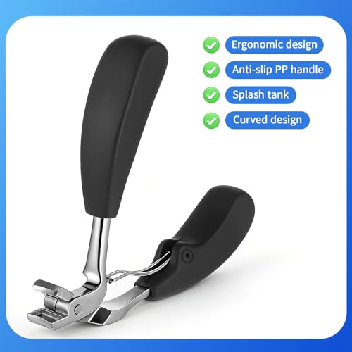 Toe Nail Clippers for Seniors - Long-Handle Heavy-Duty Nail Clippers for Thick Nails