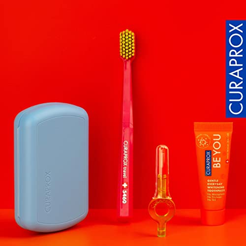 Curaprox Travel Set: CS 5460 Toothbrush, BeYou Toothpaste & Interdental Brushes