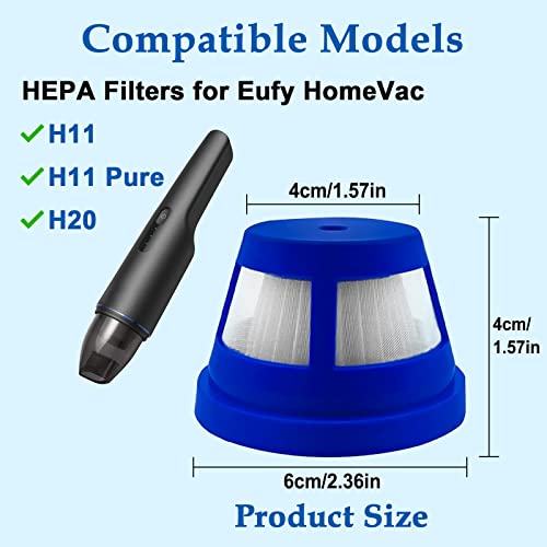 HEPA Replacement Filter for Eufy HomeVac H11 & H20 - 2 Pack