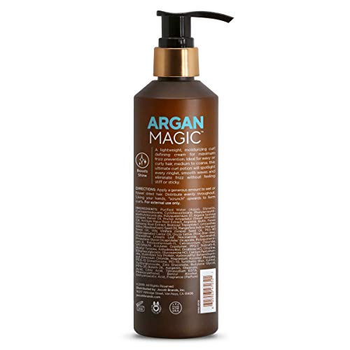 Argan Magic Defining Curl Cream 8.5 oz - Hydrates & Reduces Frizz