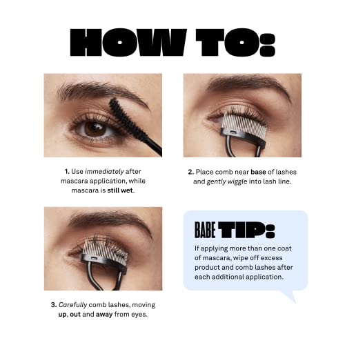 Babe Original Pro Eyelash Separator - Stainless Steel Lash Comb