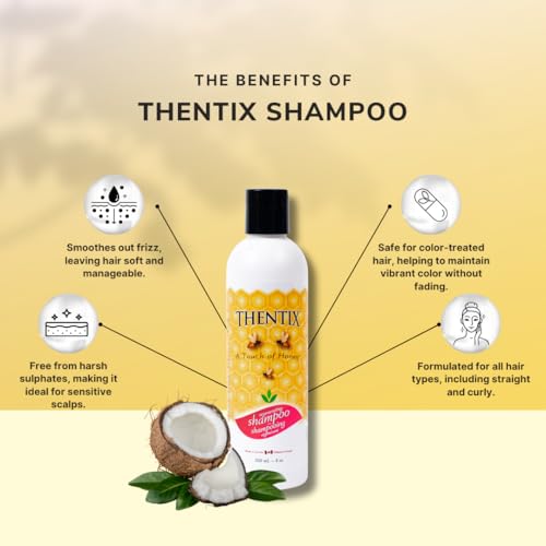 Thentix Regenerating Shampoo 8oz - Sulfate-Free for All Hair Types