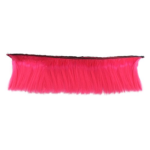 Namecute Pink Mohawk Helmet Wig for Motorcycle and Bicycle Helmets