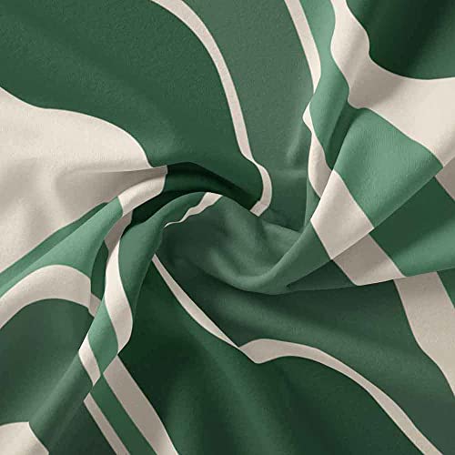 Sage Green Swirls Tapestry - Vintage Abstract Wall Art 60x40