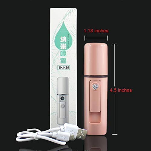YUNYILAN Nano Facial Mister - USB Rechargeable Hydrating Mist Sprayer