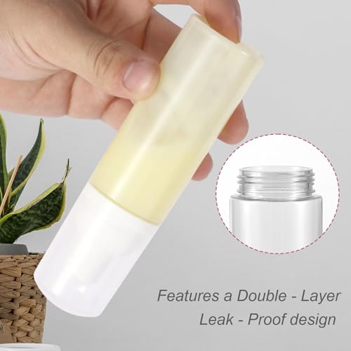 3pcs 2oz Travel Foam Pump Bottles - Leakproof & Portable Dispenser