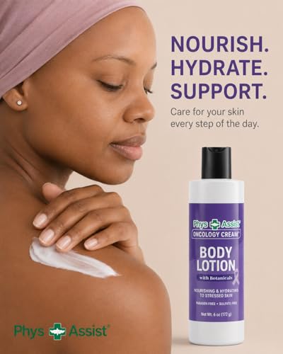 PhysAssist Oncology Body Lotion - Hydrating Botanical Moisturizer 6 oz