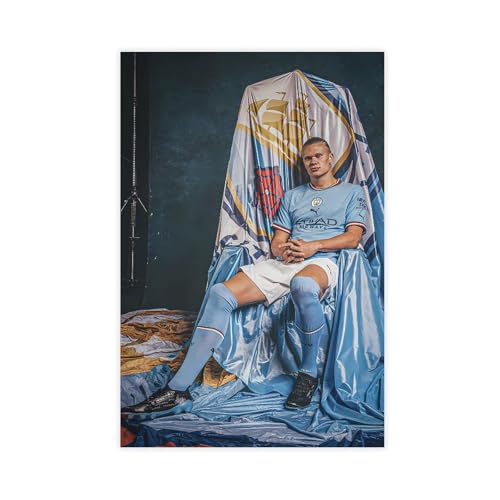 Haaland Canvas Wall Art - 12" x 18" Ready to Hang Home Decor