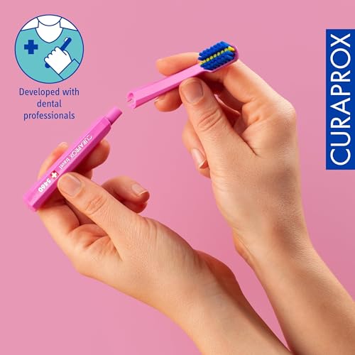Curaprox CS 5460 Ortho Pink Toothbrush Heads - 2-Pack Refill