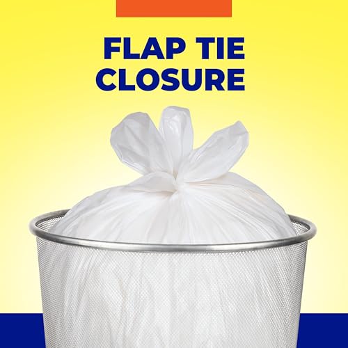 Hefty Essentials 4 Gallon Trash Bags - Fresh Linen Scent, 80 Count