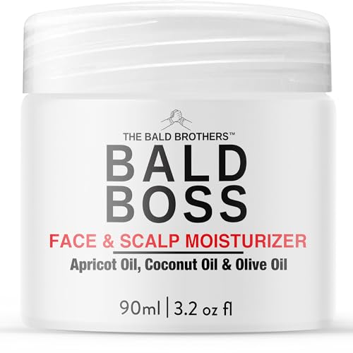 The Bald Brothers Bald Head Care for Men | Everyday Scalp Moisturizer | Face & Scalp Care | Matte, No Grease, Vegan | Daily Mens Moisturizer Fragrance Free