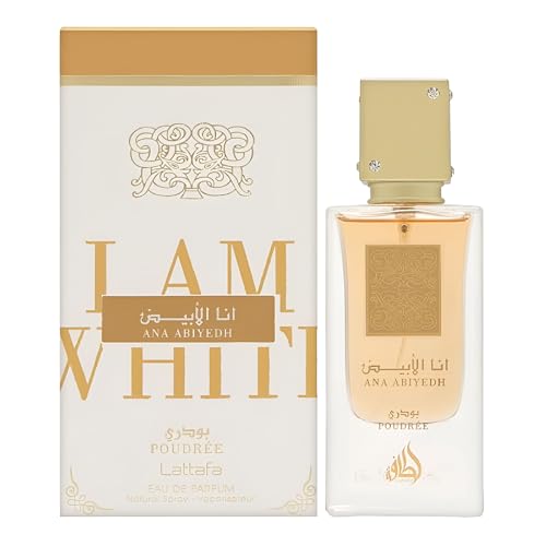Lattafa Ana Abiyedh Poudree Eau de Parfum for Women, 60ml