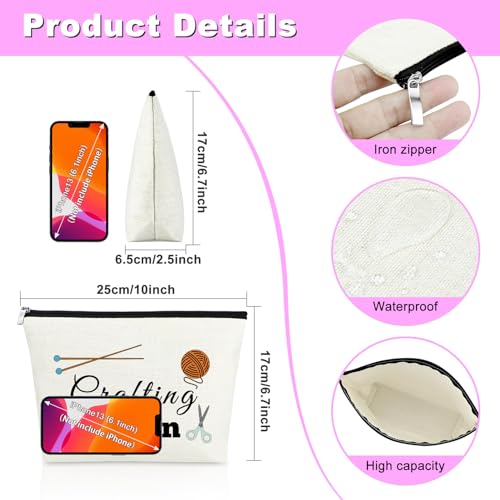 Crafting Queen Makeup Bag for Women | DIY & Sewing Gift