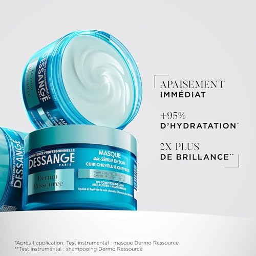 Dessange Paris Hydra-Apaisant Hair Mask - 250ml for Sensitive Hair