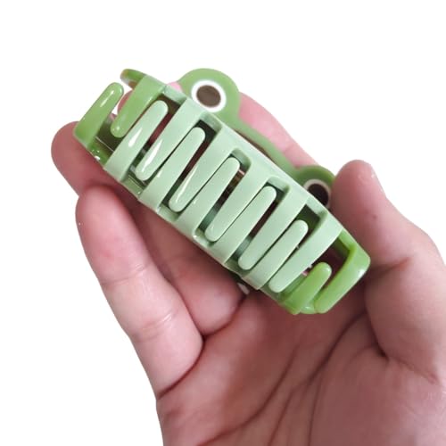 Cute Frog Hair Clip for Women - Durable Acetate Claw Clip