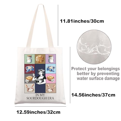 JNIAP Sourdough Tote Bag - Sourdough Era Baker Gifts for Sourdough Mama