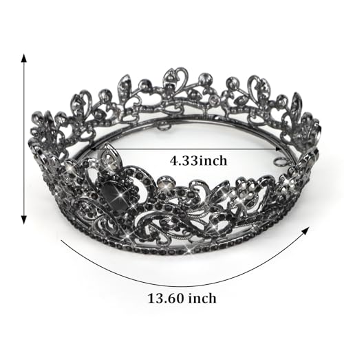 Black Girl Princess Crown Tiara for Cake Decorations & Party Accessories
