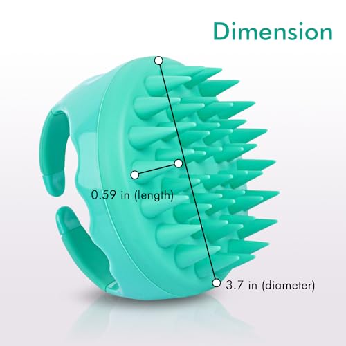 SAVION Scalp Massager Brush for Stress Relief & Dandruff Removal