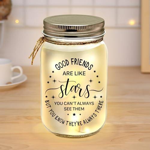Personalized Mason Jar Night Light - Unique Home Decor Gift