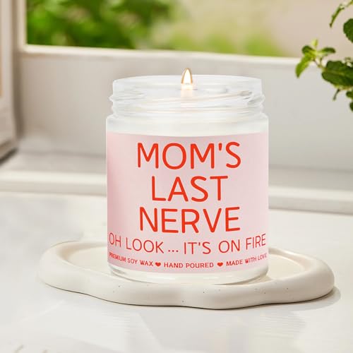 Funny Lavender Scented Candle for Mom | 50-Hour Soy Wax Gift