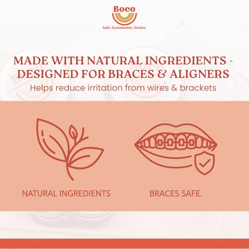 Orthodontic Wax for Braces - Natural & Organic Pre-Cut Pieces